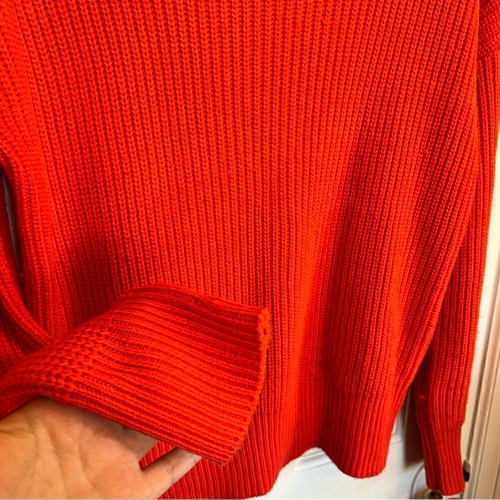 Kenneth Cole Orange knit Sweater - Picture 4 of 6